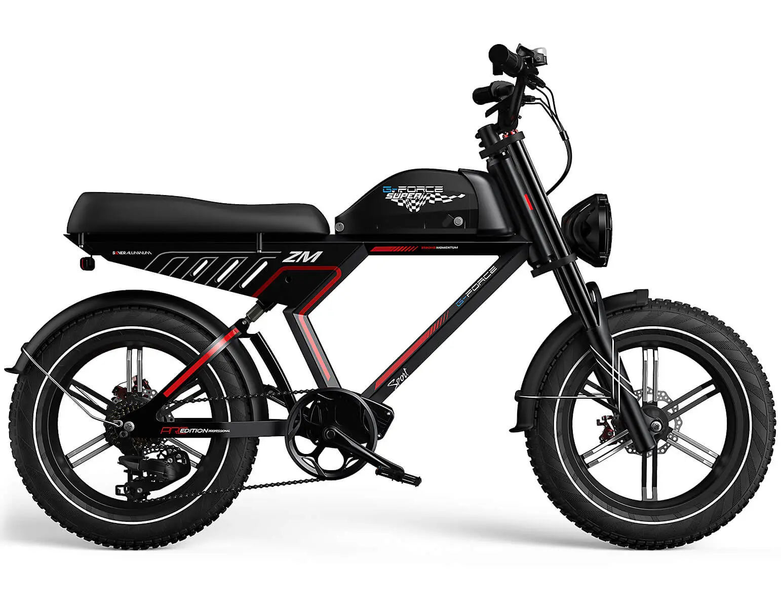 G-FORCE ZM Fat Tire Electric Bike – G-FORCE BIKE