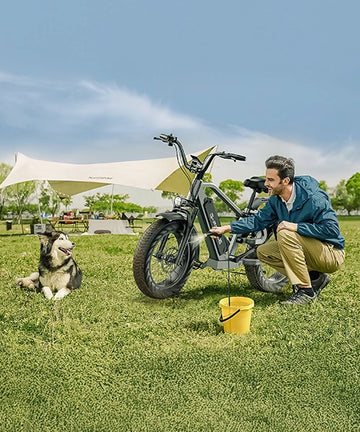 750w lightweight folding step-thru ebike - G-force RE ST