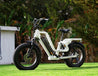 G-force RS ST electric bike displayed on grass, highlighting its off-road-ready design.