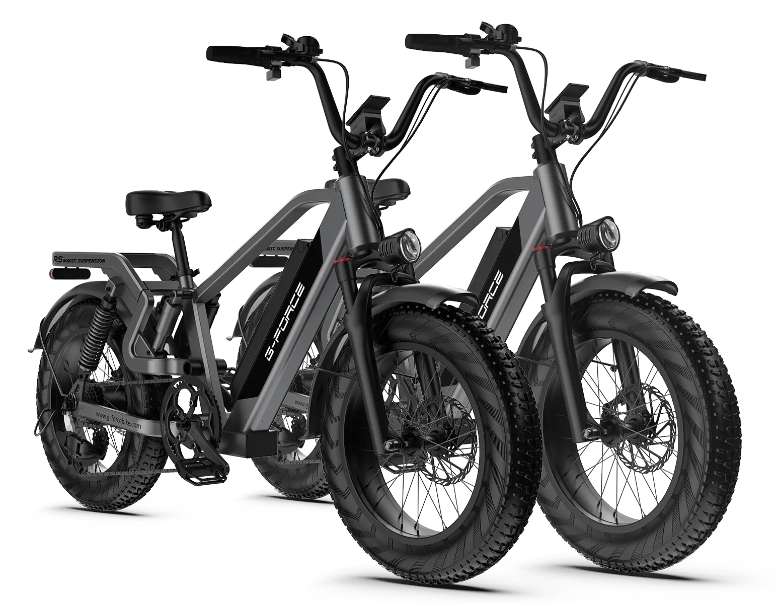 RS full suspension fat tire e-bike combo sale, ideal for commuting and off-road adventure.